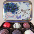 Vintage style Tin contain 6 handmade truffles