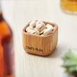 Personalised Solid Oak Snack Pot / Nut Bowl