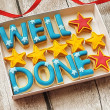 WELL DONE! LETTER SET