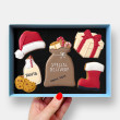 Personalised Special Delivery Christmas Letterbox Iced Cookies