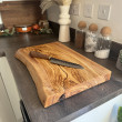XL Live Edge Olive Wood Chopping Board - RARE James Martin Style Olive Chopping Boards