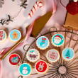 personalised Christmas biscuits