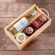 Duo of Cheese & White Wine Gift Box - The Indulgent Night In