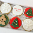 Logo Personalised Christmas Shape Shortbread Biscuits