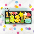Deluxe Birthday Balloon Biscuit Box