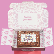 Gluten Free Brownie Slab Happy Birthday Gift