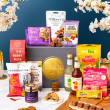 Gluten Free Luxury Gourmet Food Hamper, Unique Personalised Gift, Optional Prosecco, Gin or Mocktails