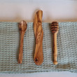 Natural Olive Wood Breakfast Cutlery 3 Piece Gift Set