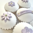 Personalised Message Flower Cupcake Gift Box