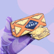 'You Crack Me Up' Iced Biscuit
