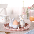 Ceramic Bunny Shaped Egg Cups