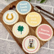 custom good luck biscuits