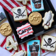 Pirate Party Themed Biscuit Favours / Set Of 12