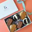 Vegan Cupcake Gift Box – Vanilla, Chocolate & Biscuit Flavours