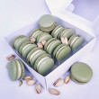Pistachio Green Macarons Box (12 Macarons)