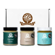 Luxury Nut Butters Selection - 3 x 170g Jars - All Natural, Handmade, No Added Sugar – Healthy Gourmet Nut Butter Gift