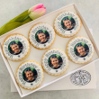 Personalised Birthday Photo Biscuits – Box of 6 or 12 - Ideal Gifts for Him or Her