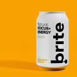 Brite Natural Energy Focus Pineapple Mango - 24 x 330ml Drink