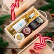Duo of Cheese & White Wine Gift Box - The Cosy Night In