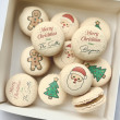 Christmas Personalised Macarons Gift Box Gift Box Of 12
