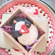 Personalised 'Be My Valentine?' Hand Iced Penguin Letterbox Biscuit Gift