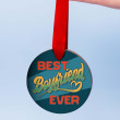 Best Boyfriend Ever Milk Chocolate Medal | Valentine's Day Gift for Boyfriend