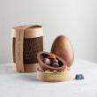 Large Extra Thick Milk Chocolate Easter Egg with Best of Milk Rocky Road Chocolates