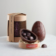Large Extra Thick Dark Chocolate Easter Egg with Raspberry ​Rocky Road Chocolates