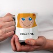 Personalised Girl's Cake Hair Mug