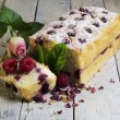 Raspberry and Rosewater Loaf Cake (Vegan. Gluten & Dairy Free)