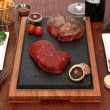 The Hot Stone Cooking Sharing Steak Plate
