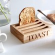personalised oak toast rack