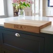 Personalised Wooden Chopping Board with Lip