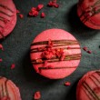 Raspberry Macarons