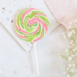 Rhubarb Gin Giant Lollipop