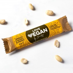 Love Vegan Smooth Caramel and Peanut Snack Bars (Box of 24)