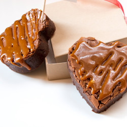 Valentines Day Brownie Heart