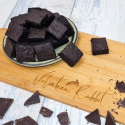 Letterbox Brownie Bites - Gourmet Black Brownies (18 pieces)