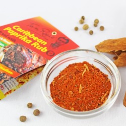 Caribbean Rub | Freshly Ground Herbs Spices with Paprika Flavour (mild) (4 Pack)