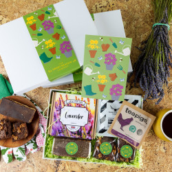 'Gardening' Lavender, Treats & Coffee Gift