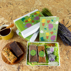 'Gardening' Vegan Bars Afternoon Tea For Two Gift