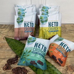 Keto Crunch - Mixed Flavours - 10 x 60g pouch - Improved Recipe!