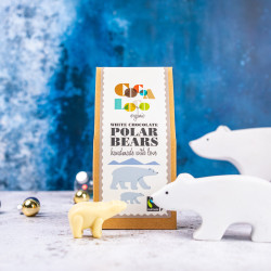 Organic White Chocolate Polar Bears