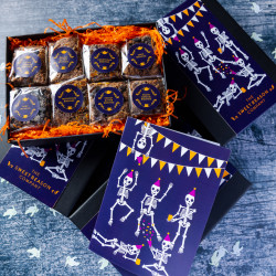 'Halloween Skeleton' Luxury Brownie Gift