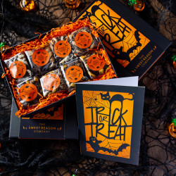 'Halloween Trick or Treat' Vegan Luxury Brownie Box