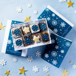 'Snowflakes' Luxury Brownies