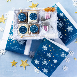 Snowflakes Afternoon Tea Mince Pie & Baileys Brownies