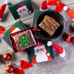 'Santa' Mini Baileys Brownie