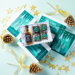 'Christmas Trees' Brownies & Mini Jack Daniels