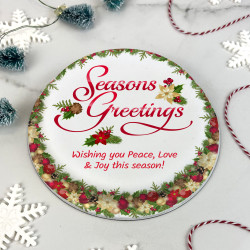 Holly Greetings Letterbox Cake